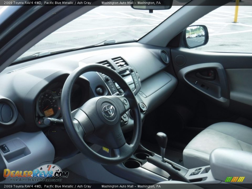 2009 Toyota RAV4 4WD Pacific Blue Metallic / Ash Gray Photo #14