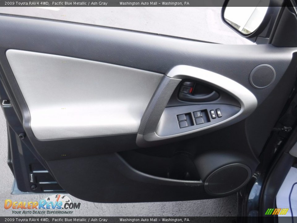 2009 Toyota RAV4 4WD Pacific Blue Metallic / Ash Gray Photo #15