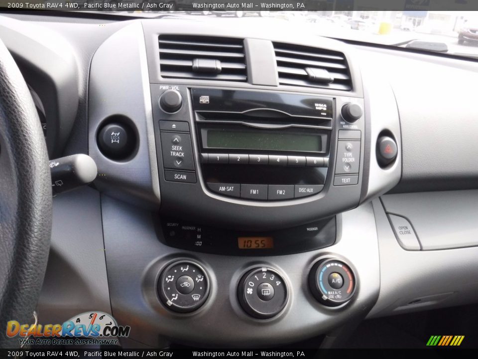 2009 Toyota RAV4 4WD Pacific Blue Metallic / Ash Gray Photo #16