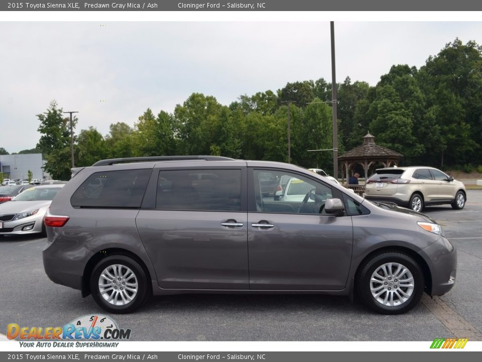 2015 Toyota Sienna XLE Predawn Gray Mica / Ash Photo #2
