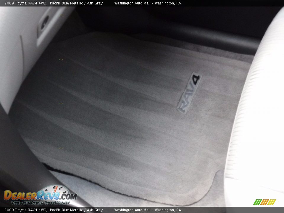 2009 Toyota RAV4 4WD Pacific Blue Metallic / Ash Gray Photo #18