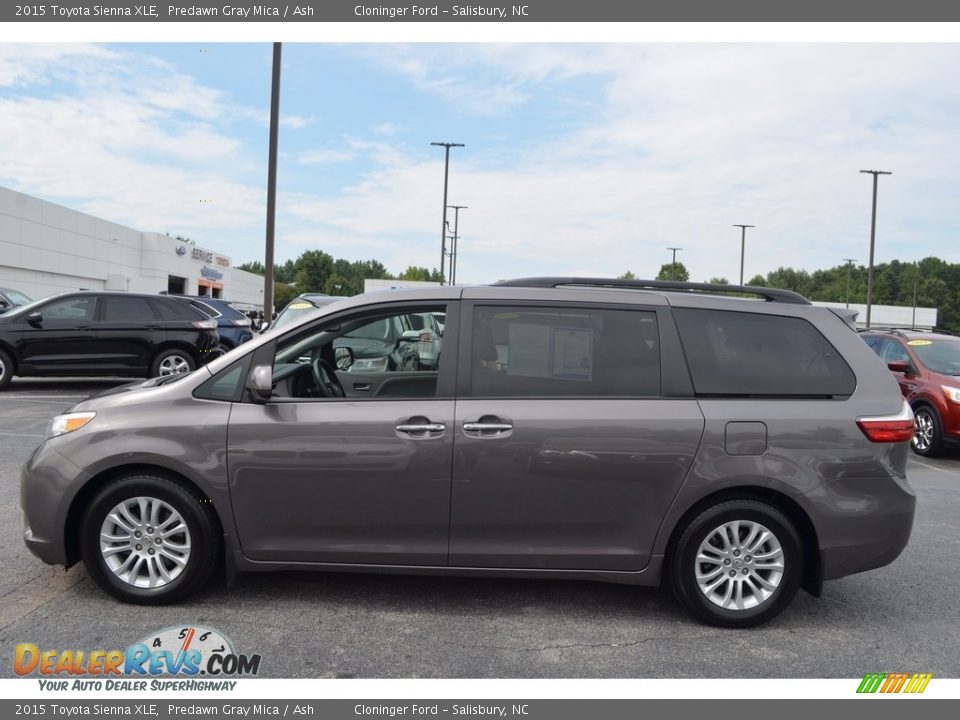2015 Toyota Sienna XLE Predawn Gray Mica / Ash Photo #5