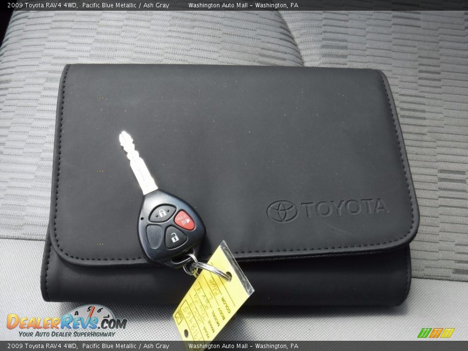 2009 Toyota RAV4 4WD Pacific Blue Metallic / Ash Gray Photo #23