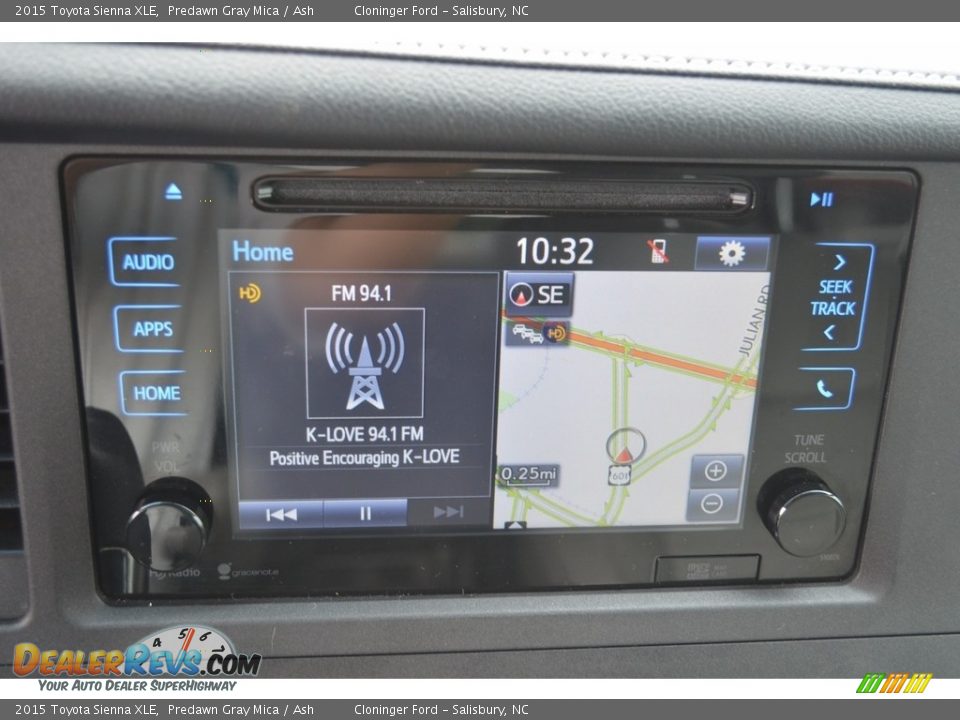 2015 Toyota Sienna XLE Predawn Gray Mica / Ash Photo #19