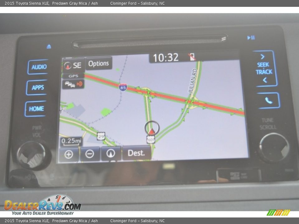 2015 Toyota Sienna XLE Predawn Gray Mica / Ash Photo #21