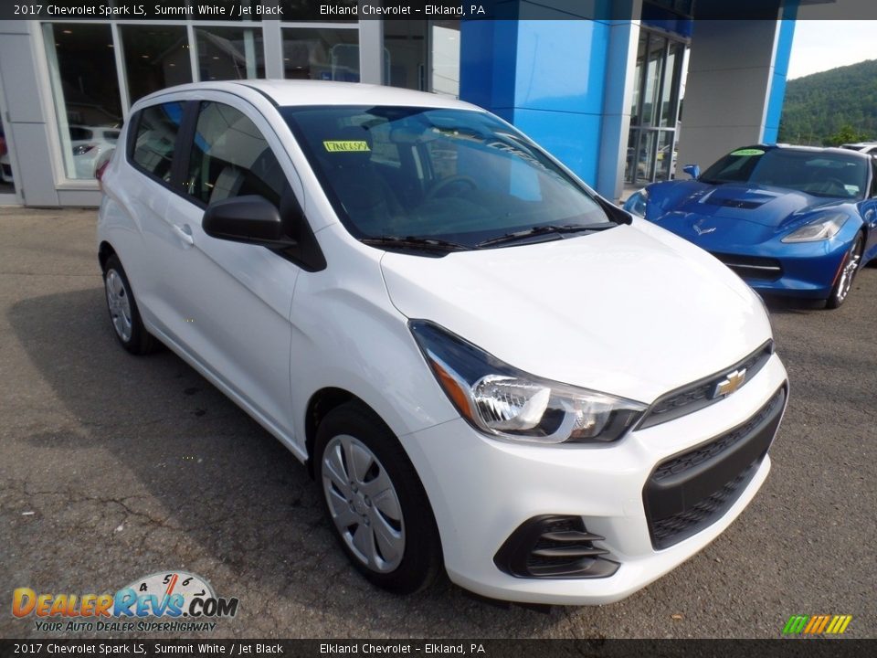 2017 Chevrolet Spark LS Summit White / Jet Black Photo #3