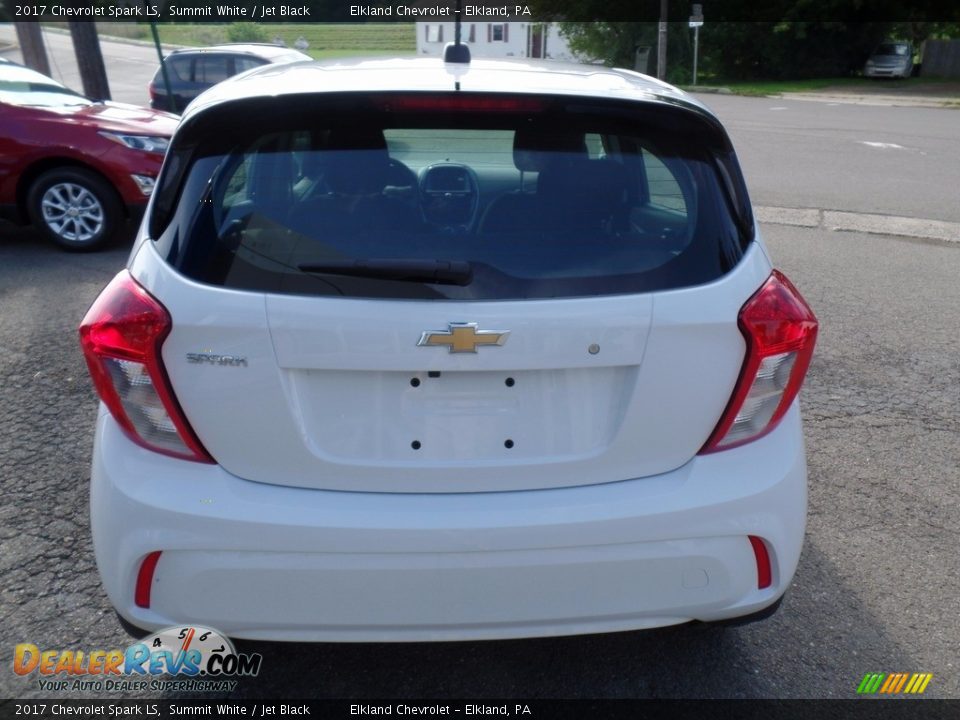 2017 Chevrolet Spark LS Summit White / Jet Black Photo #6
