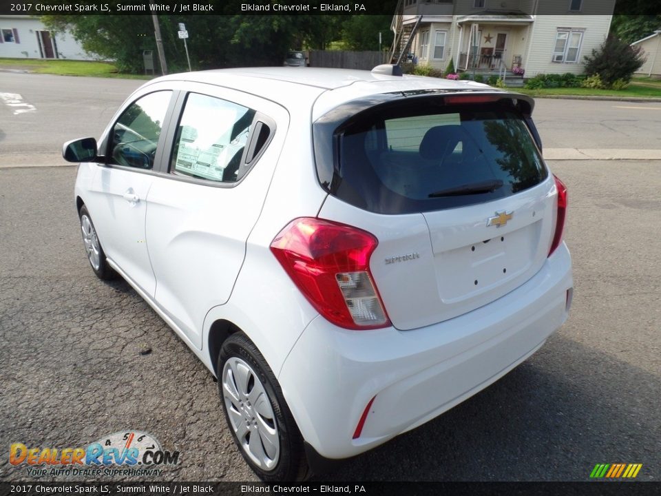 2017 Chevrolet Spark LS Summit White / Jet Black Photo #7