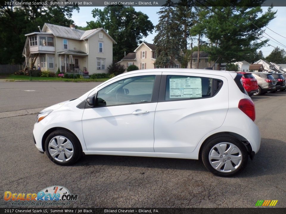 2017 Chevrolet Spark LS Summit White / Jet Black Photo #8