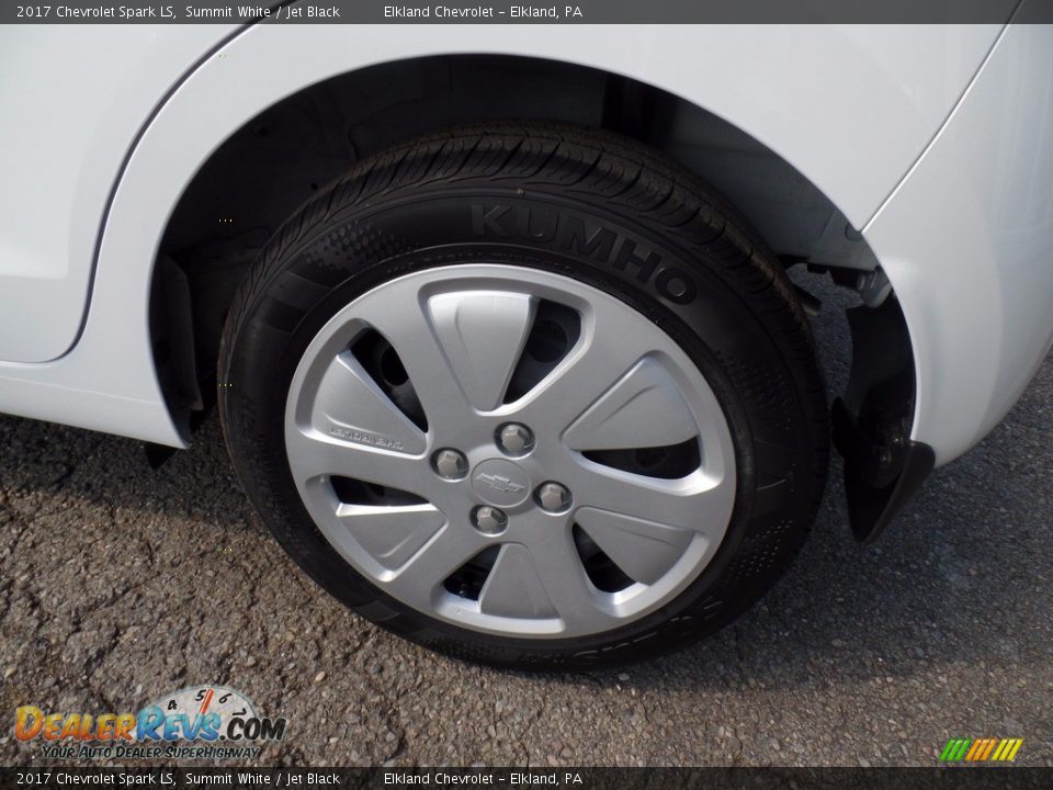 2017 Chevrolet Spark LS Summit White / Jet Black Photo #9