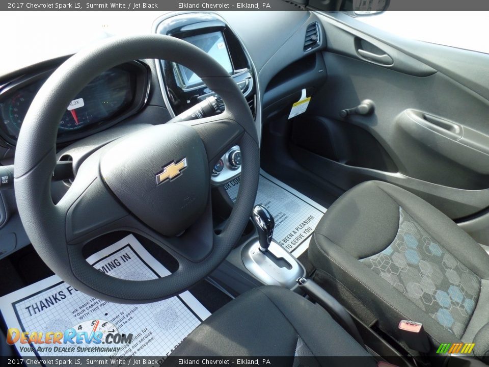 2017 Chevrolet Spark LS Summit White / Jet Black Photo #14
