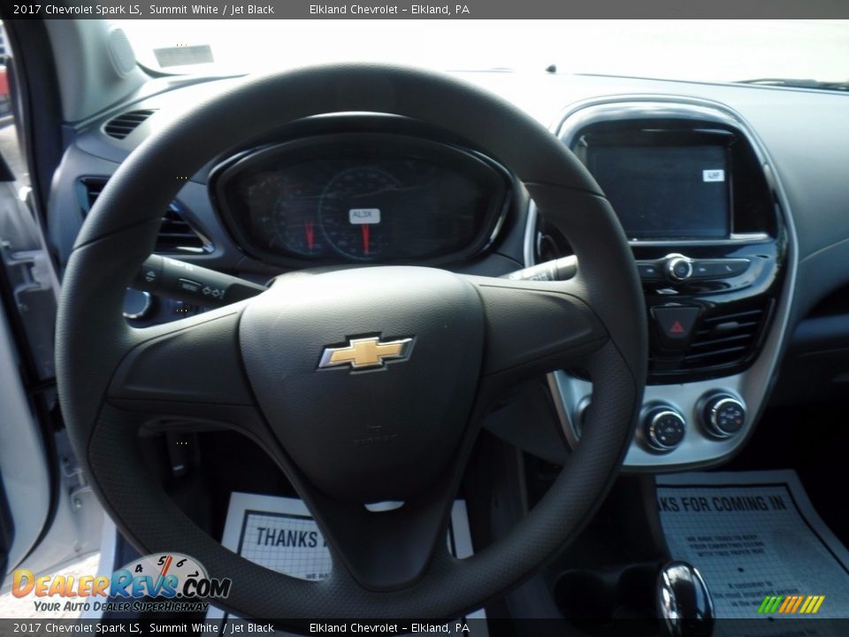 2017 Chevrolet Spark LS Summit White / Jet Black Photo #15