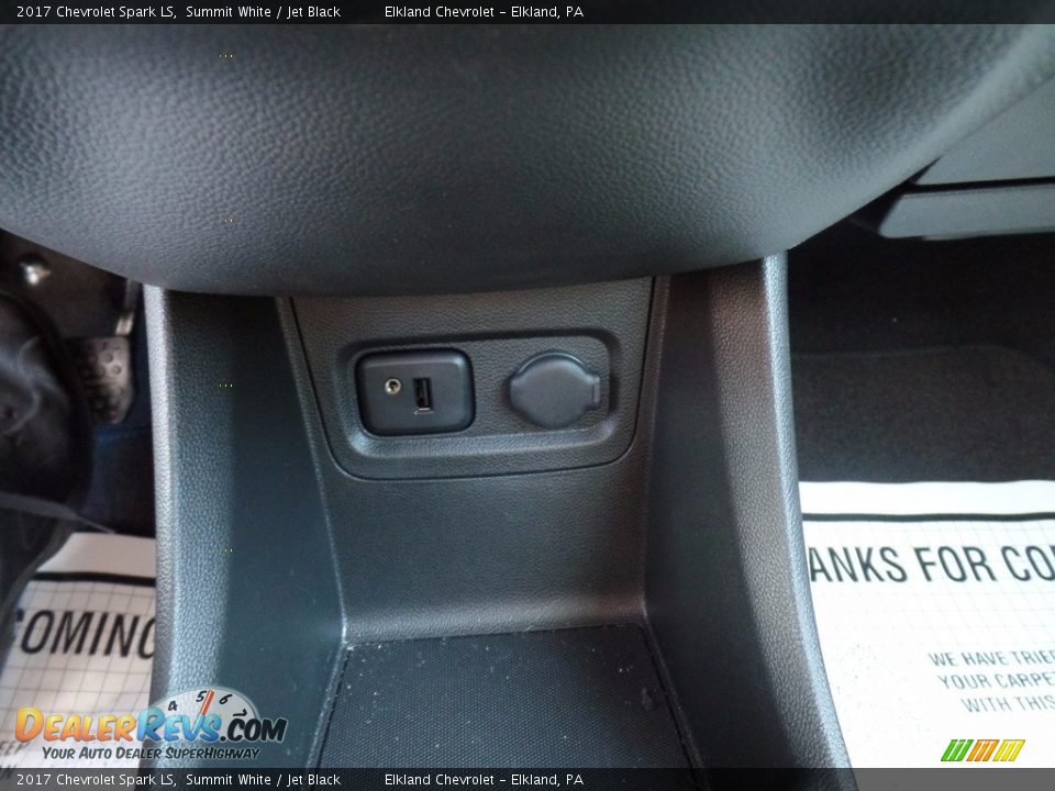 2017 Chevrolet Spark LS Summit White / Jet Black Photo #25