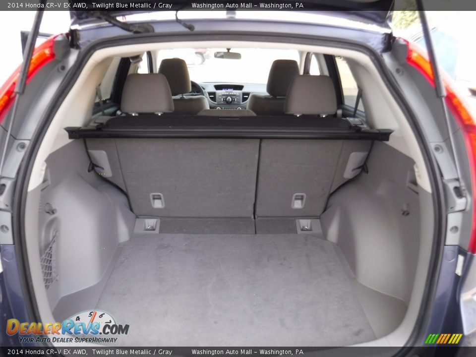 2014 Honda CR-V EX AWD Twilight Blue Metallic / Gray Photo #22