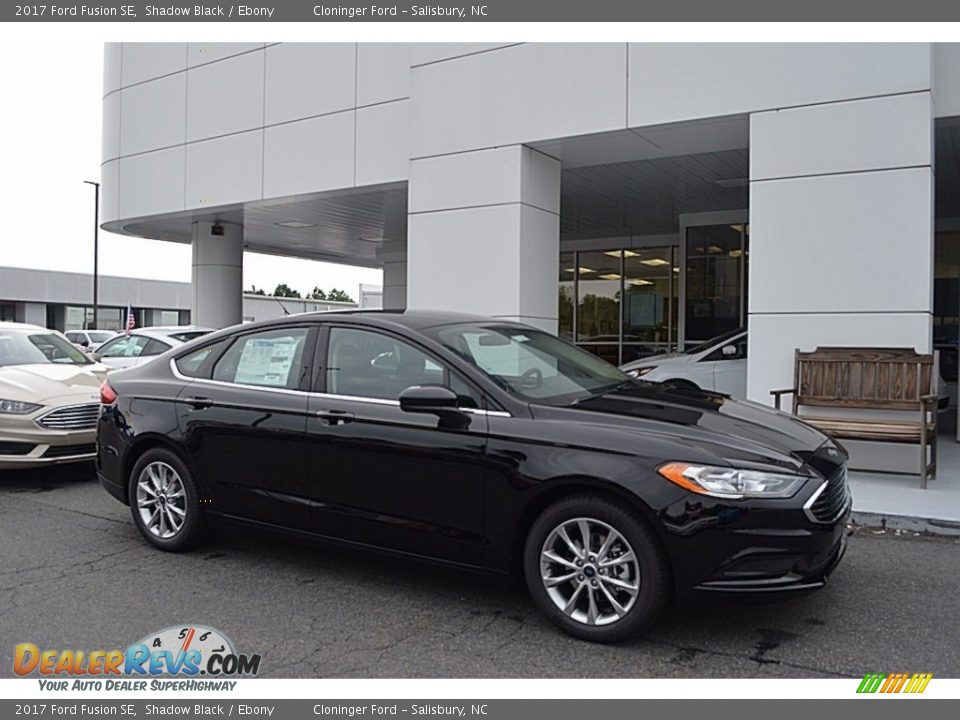 2017 Ford Fusion SE Shadow Black / Ebony Photo #1