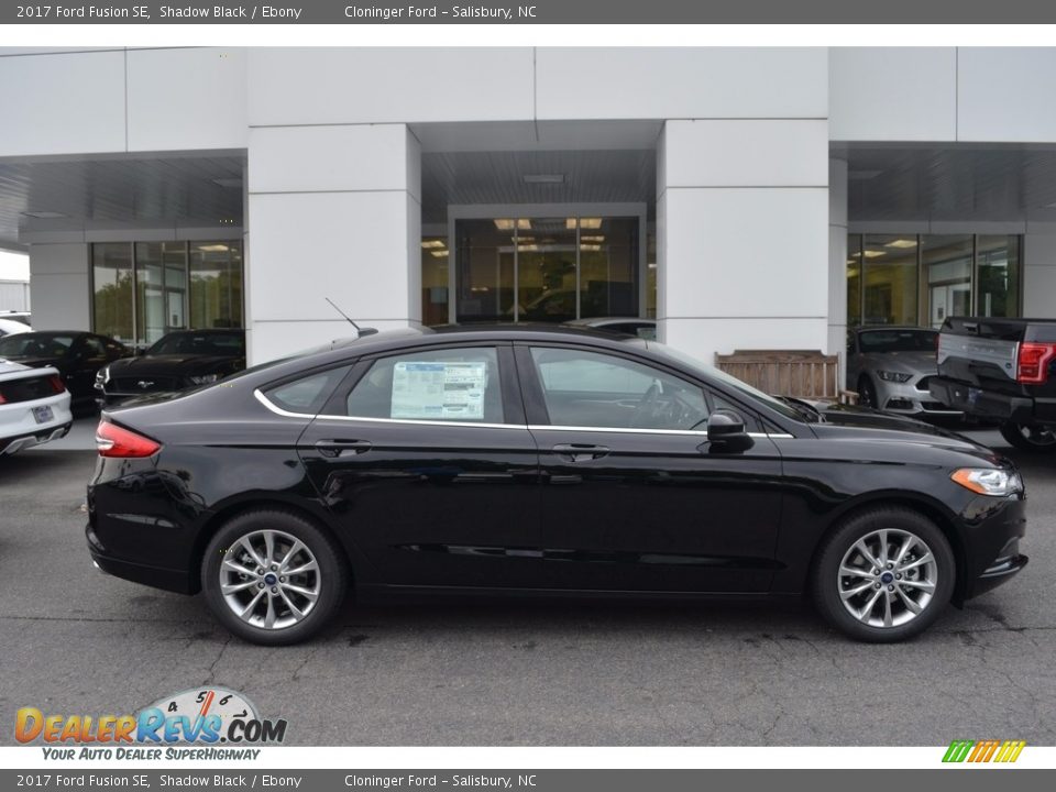 2017 Ford Fusion SE Shadow Black / Ebony Photo #2