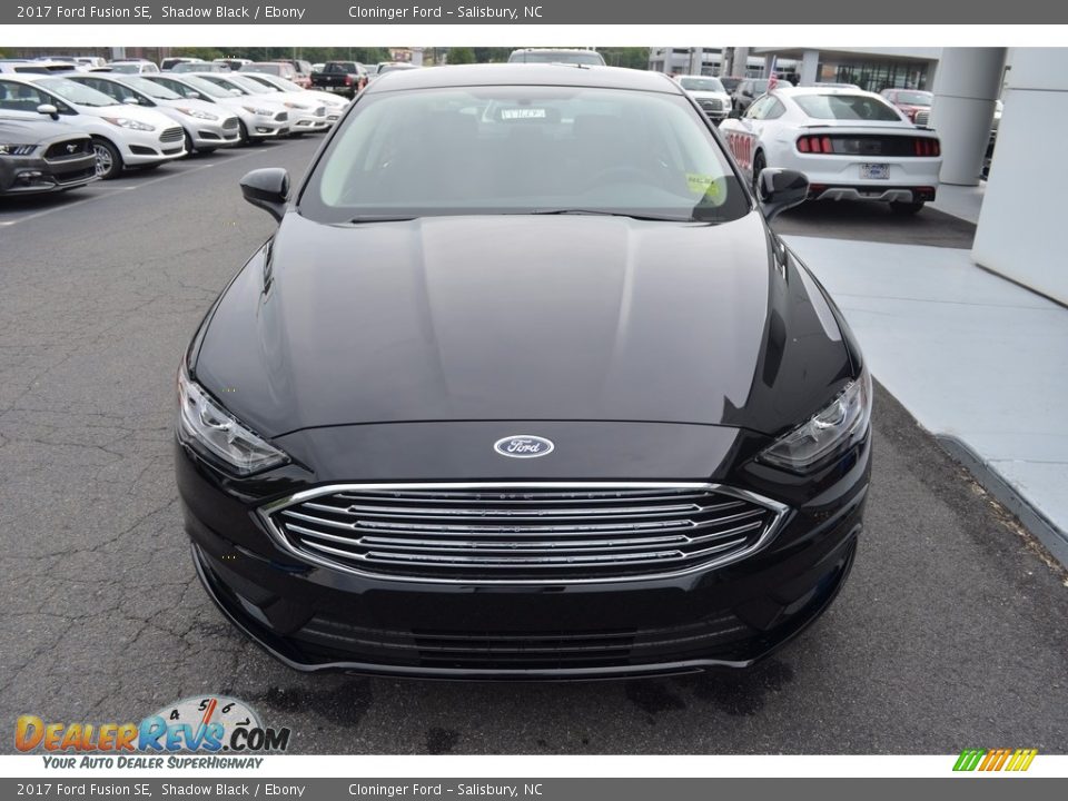2017 Ford Fusion SE Shadow Black / Ebony Photo #4