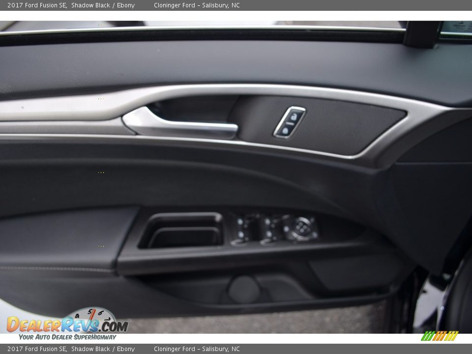 2017 Ford Fusion SE Shadow Black / Ebony Photo #5