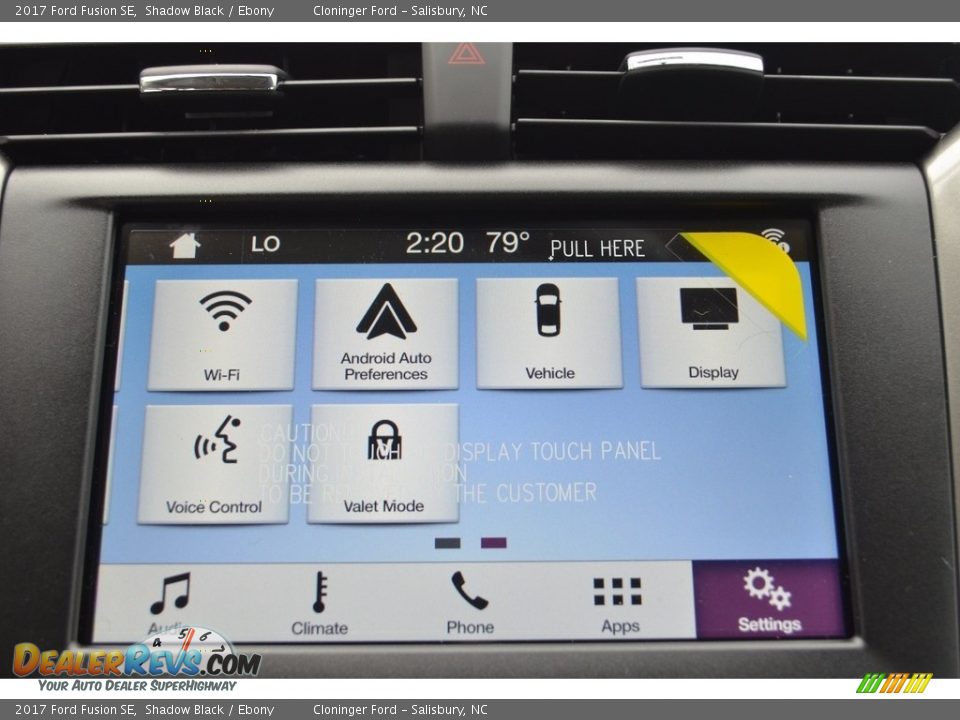 2017 Ford Fusion SE Shadow Black / Ebony Photo #12