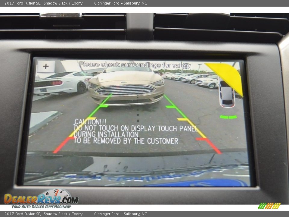 2017 Ford Fusion SE Shadow Black / Ebony Photo #13