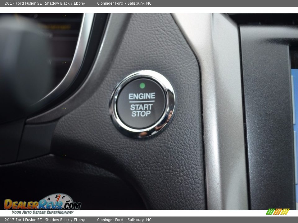 2017 Ford Fusion SE Shadow Black / Ebony Photo #18
