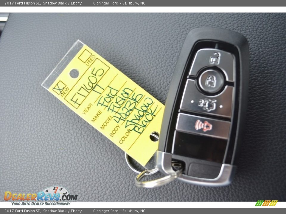 2017 Ford Fusion SE Shadow Black / Ebony Photo #19