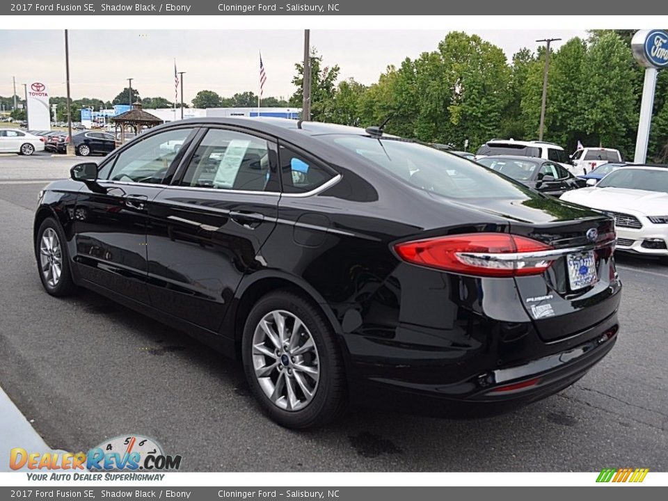 2017 Ford Fusion SE Shadow Black / Ebony Photo #20