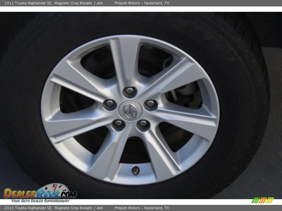 2011 Toyota Highlander SE Magnetic Gray Metallic / Ash Photo #6