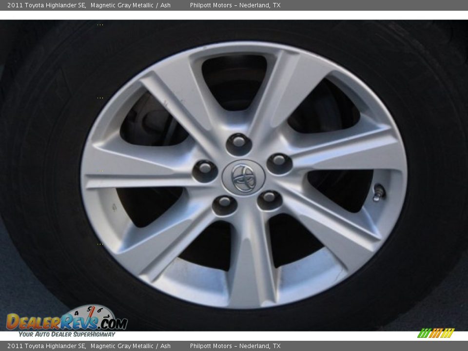 2011 Toyota Highlander SE Magnetic Gray Metallic / Ash Photo #12