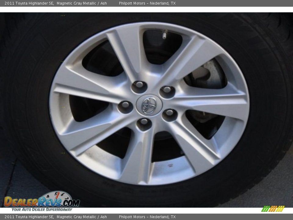 2011 Toyota Highlander SE Magnetic Gray Metallic / Ash Photo #13