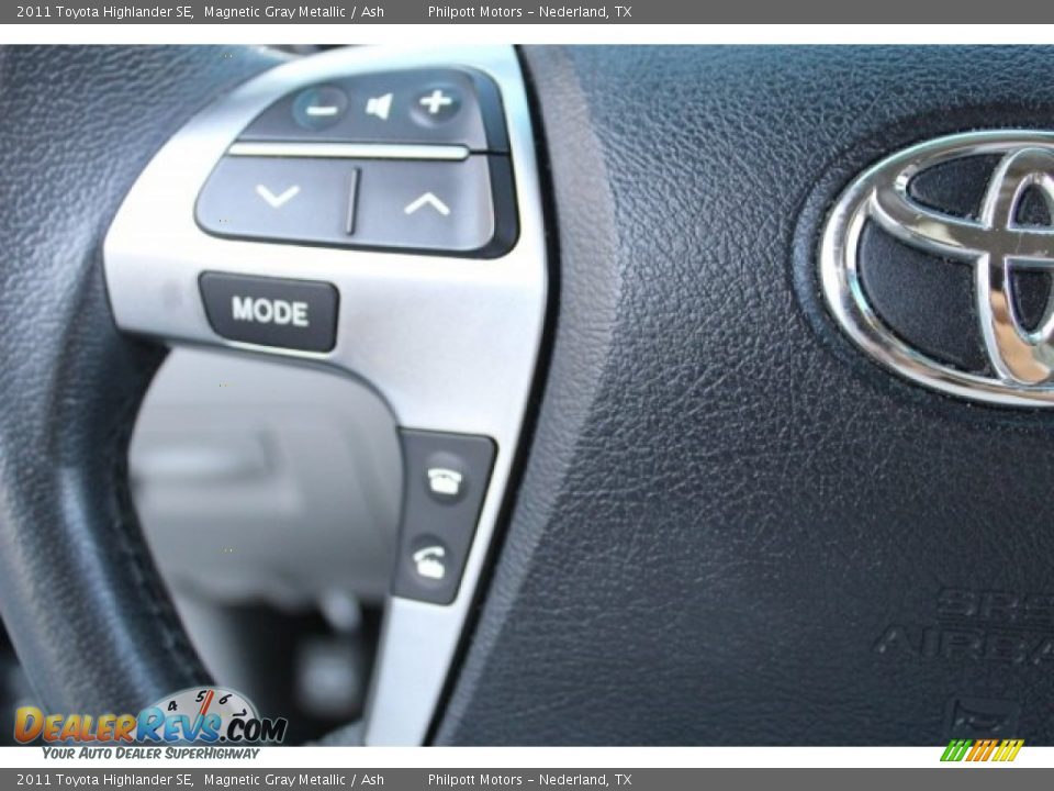 2011 Toyota Highlander SE Magnetic Gray Metallic / Ash Photo #22