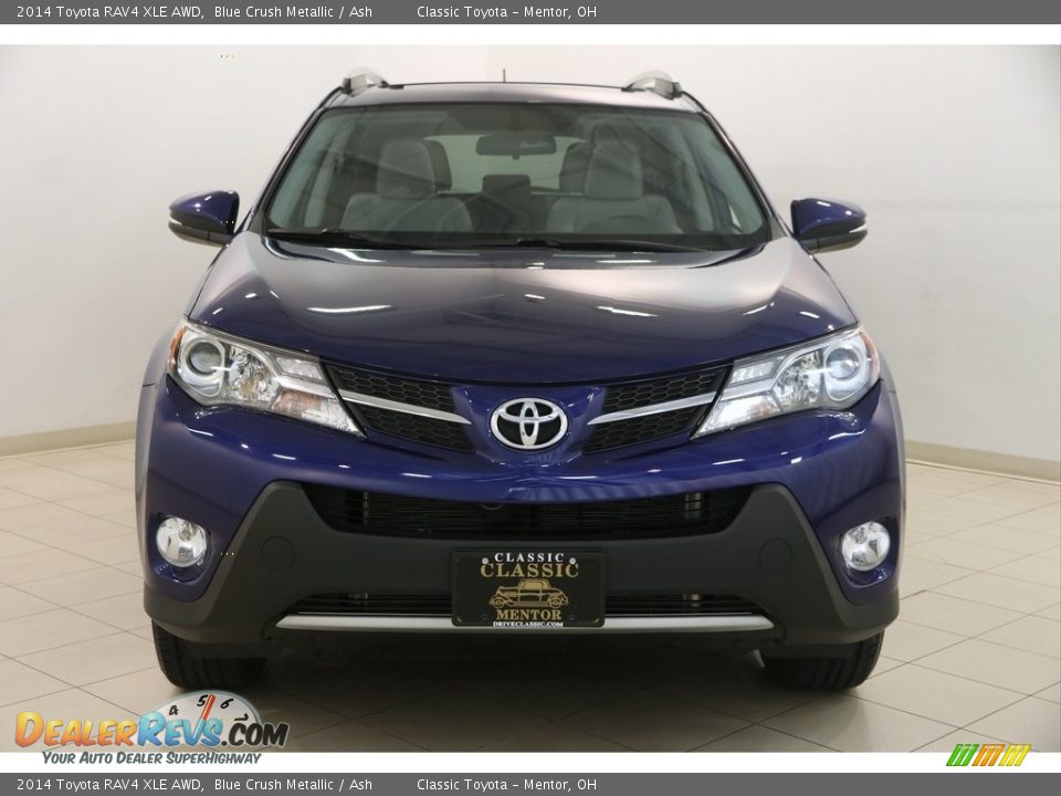 2014 Toyota RAV4 XLE AWD Blue Crush Metallic / Ash Photo #2