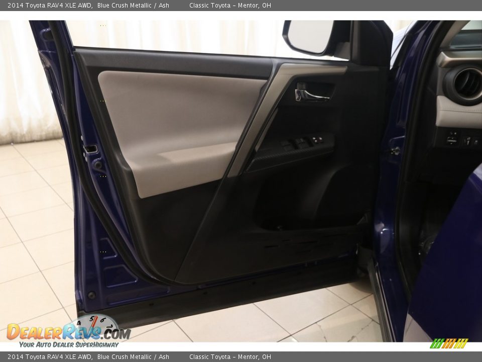 2014 Toyota RAV4 XLE AWD Blue Crush Metallic / Ash Photo #4