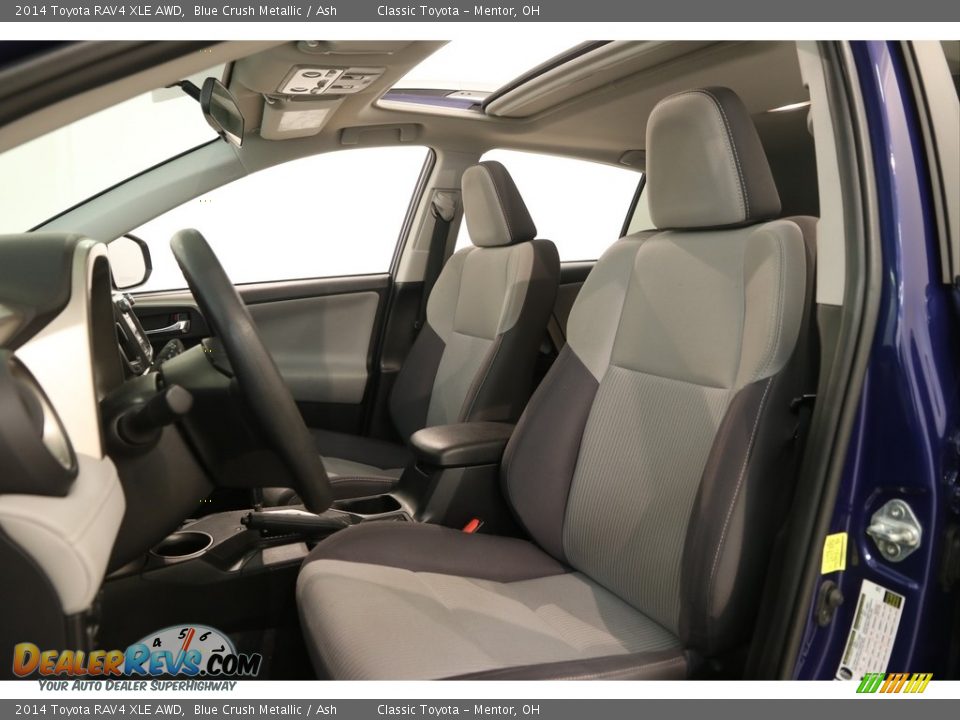2014 Toyota RAV4 XLE AWD Blue Crush Metallic / Ash Photo #5