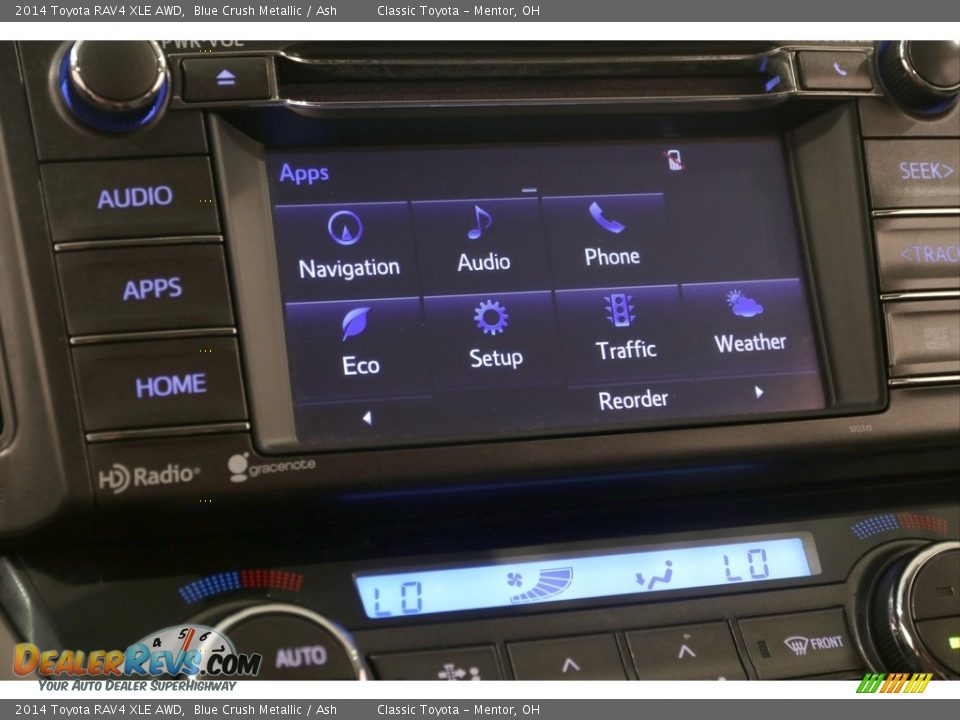 2014 Toyota RAV4 XLE AWD Blue Crush Metallic / Ash Photo #11