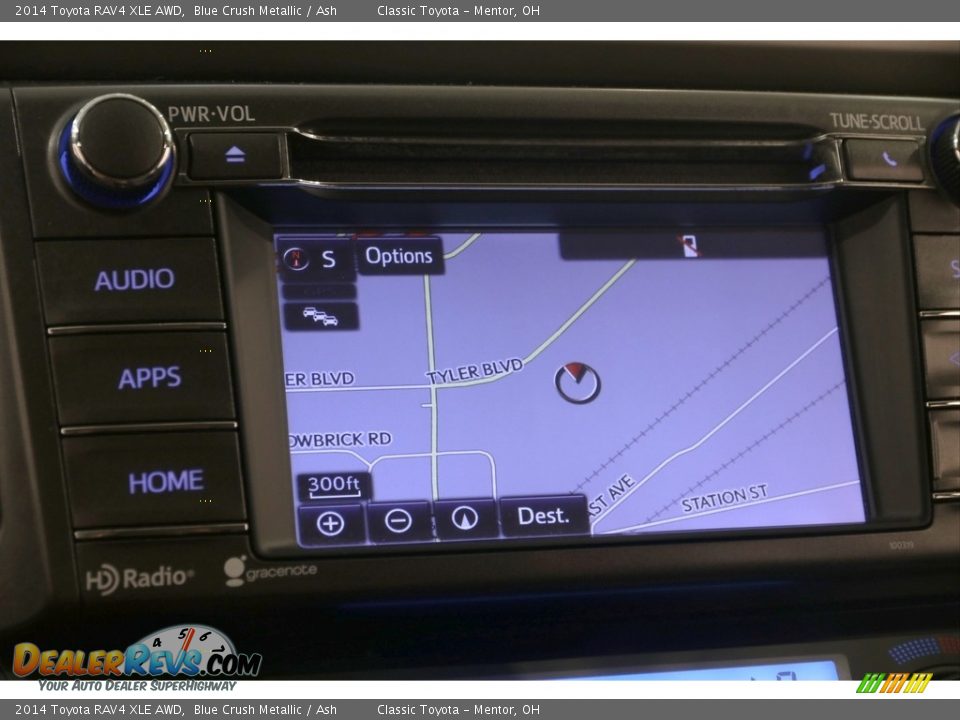 2014 Toyota RAV4 XLE AWD Blue Crush Metallic / Ash Photo #12