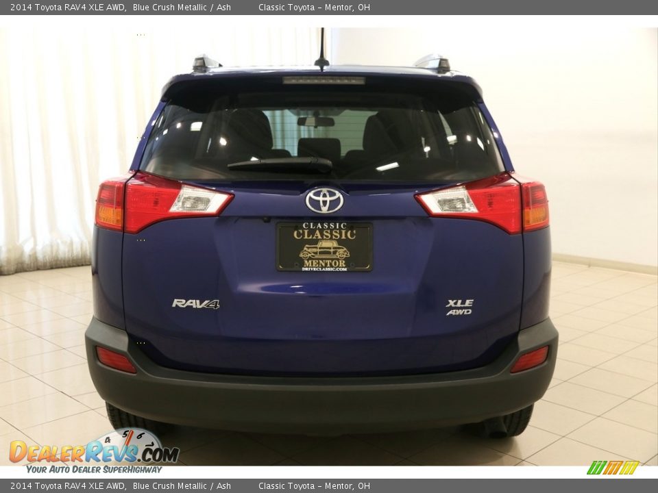 2014 Toyota RAV4 XLE AWD Blue Crush Metallic / Ash Photo #18