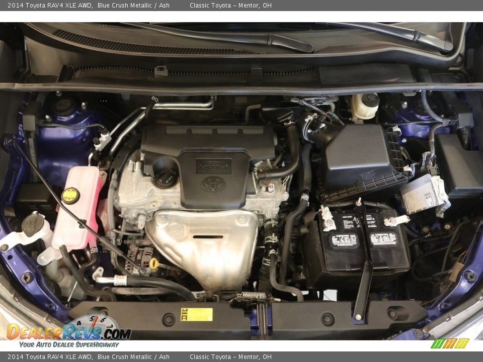2014 Toyota RAV4 XLE AWD Blue Crush Metallic / Ash Photo #19