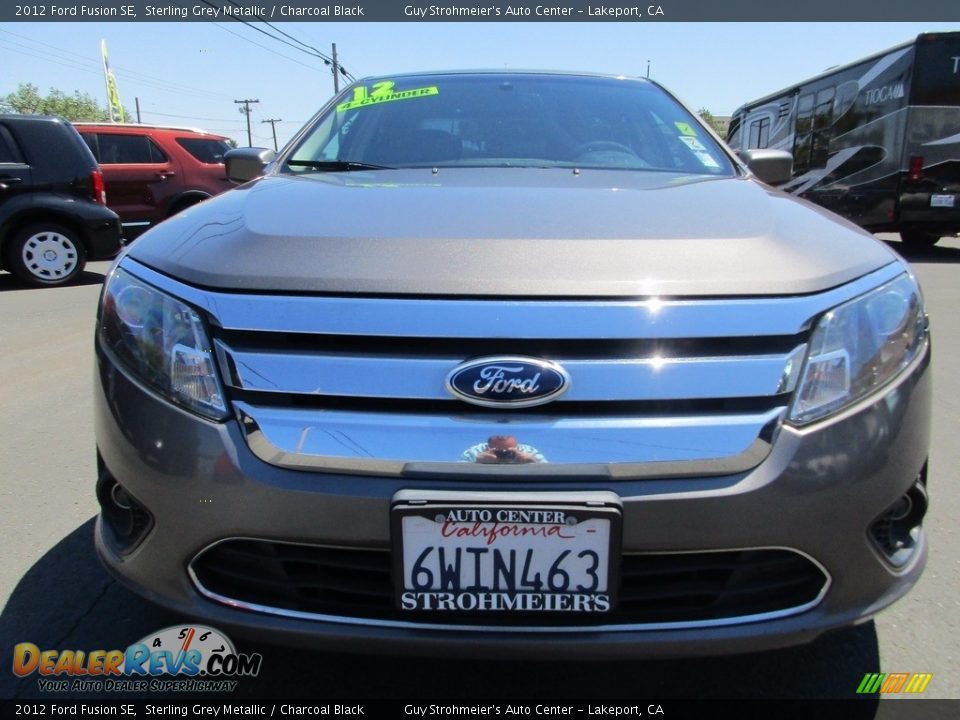 2012 Ford Fusion SE Sterling Grey Metallic / Charcoal Black Photo #2