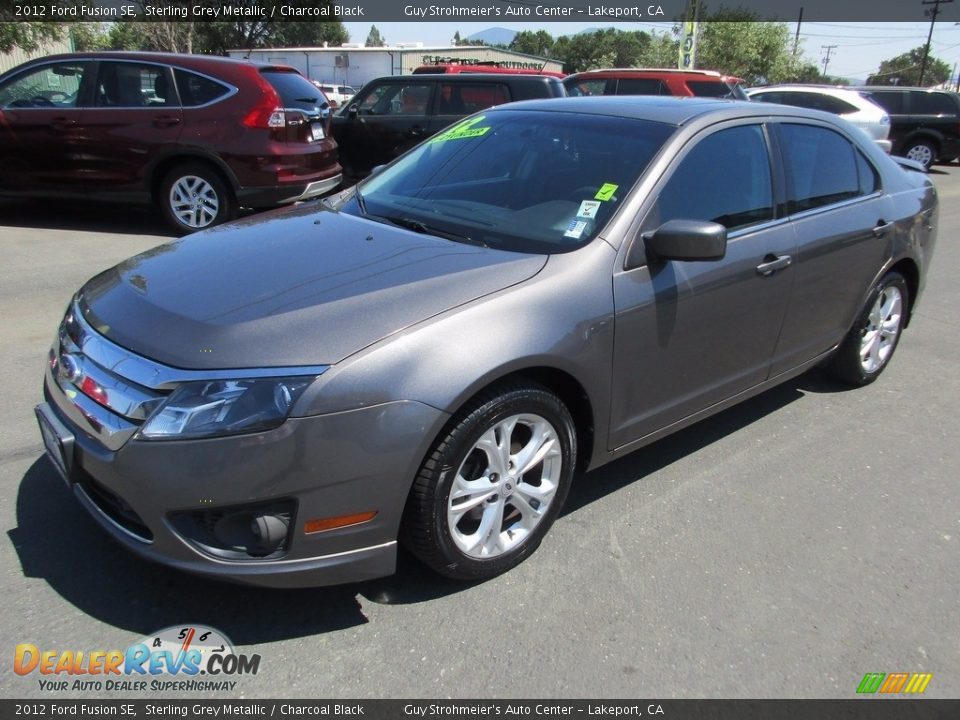 2012 Ford Fusion SE Sterling Grey Metallic / Charcoal Black Photo #3