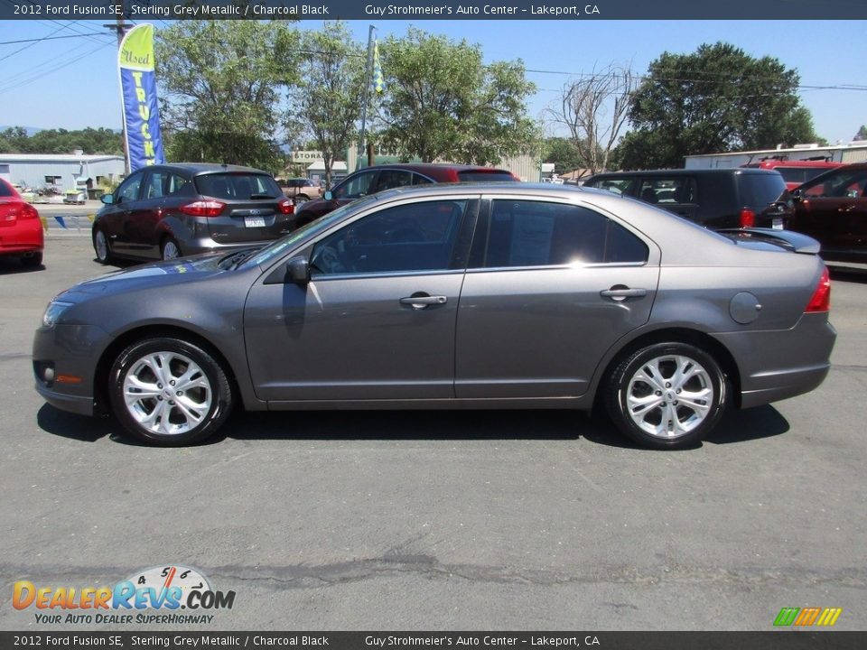 2012 Ford Fusion SE Sterling Grey Metallic / Charcoal Black Photo #4