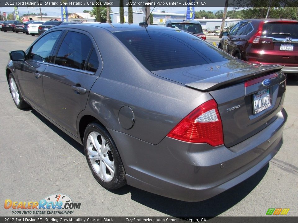 2012 Ford Fusion SE Sterling Grey Metallic / Charcoal Black Photo #5