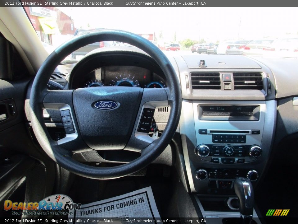 2012 Ford Fusion SE Sterling Grey Metallic / Charcoal Black Photo #9