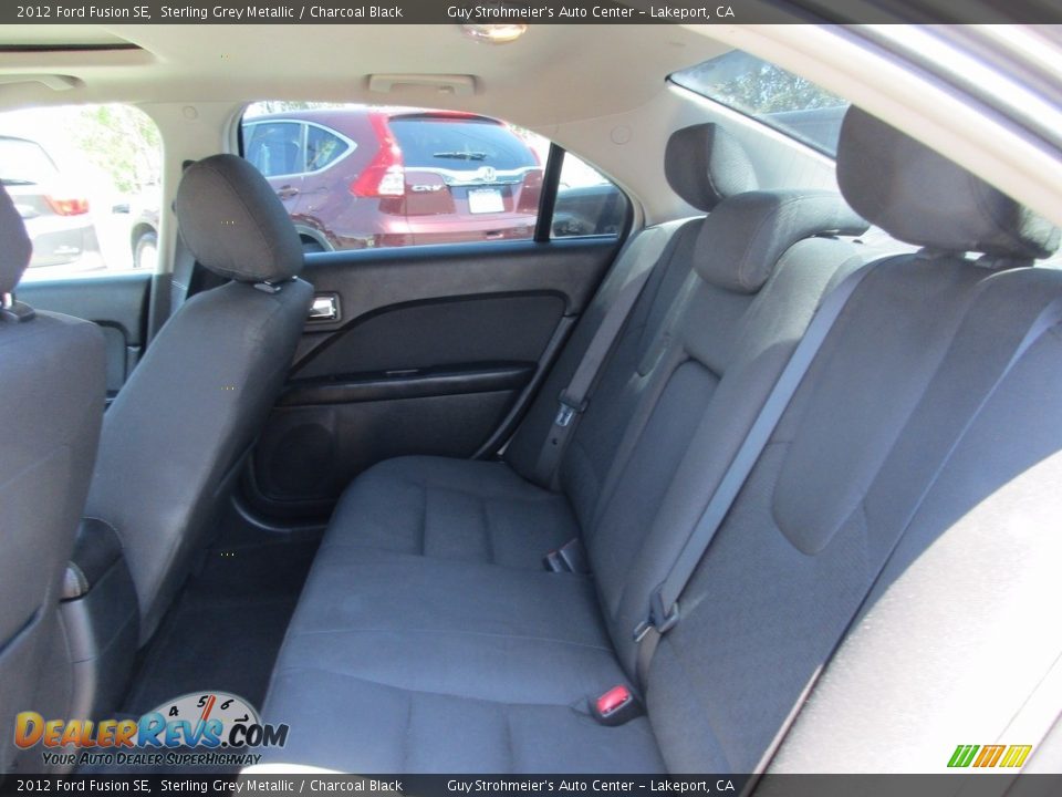 2012 Ford Fusion SE Sterling Grey Metallic / Charcoal Black Photo #10
