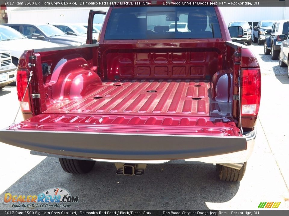 2017 Ram 3500 Big Horn Crew Cab 4x4 Delmonico Red Pearl / Black/Diesel Gray Photo #17