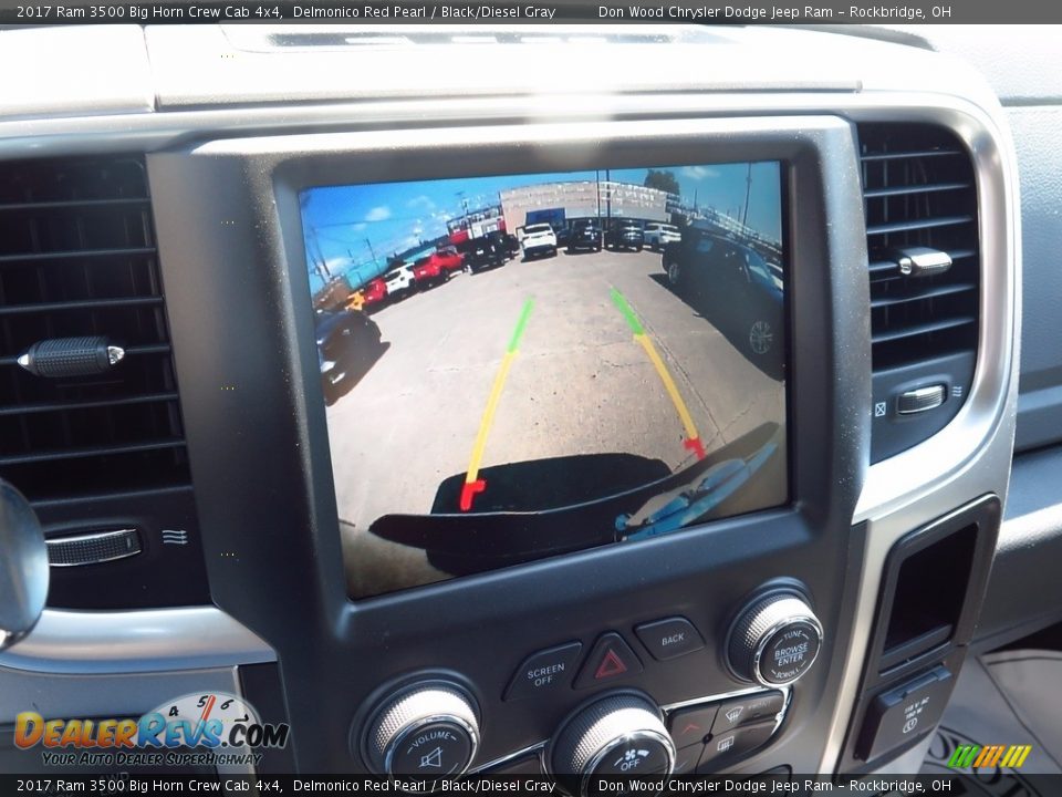 2017 Ram 3500 Big Horn Crew Cab 4x4 Delmonico Red Pearl / Black/Diesel Gray Photo #24
