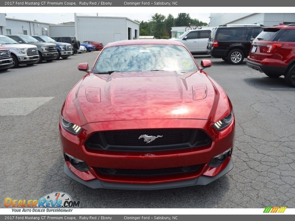 2017 Ford Mustang GT Premium Coupe Ruby Red / Ebony Photo #4