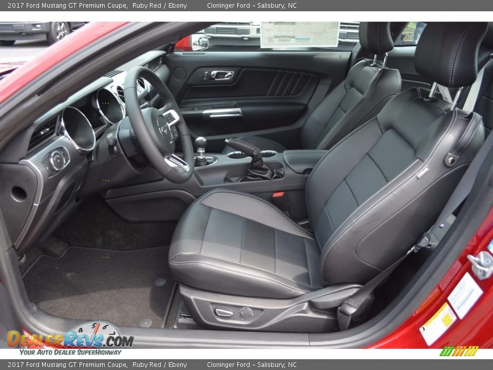 2017 Ford Mustang GT Premium Coupe Ruby Red / Ebony Photo #6