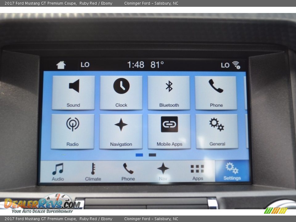 2017 Ford Mustang GT Premium Coupe Ruby Red / Ebony Photo #10
