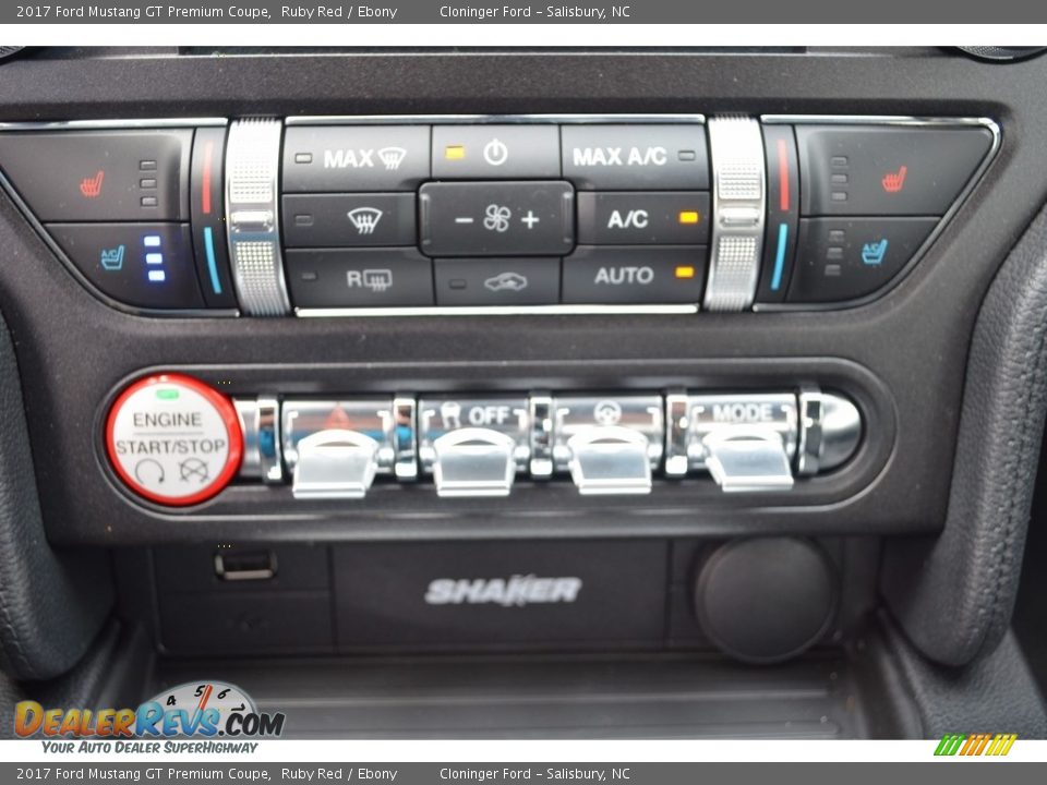2017 Ford Mustang GT Premium Coupe Ruby Red / Ebony Photo #14
